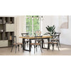 Dining Table NOAIN U-Shaped Legs 180x90x75 cm Solid Wood Pine