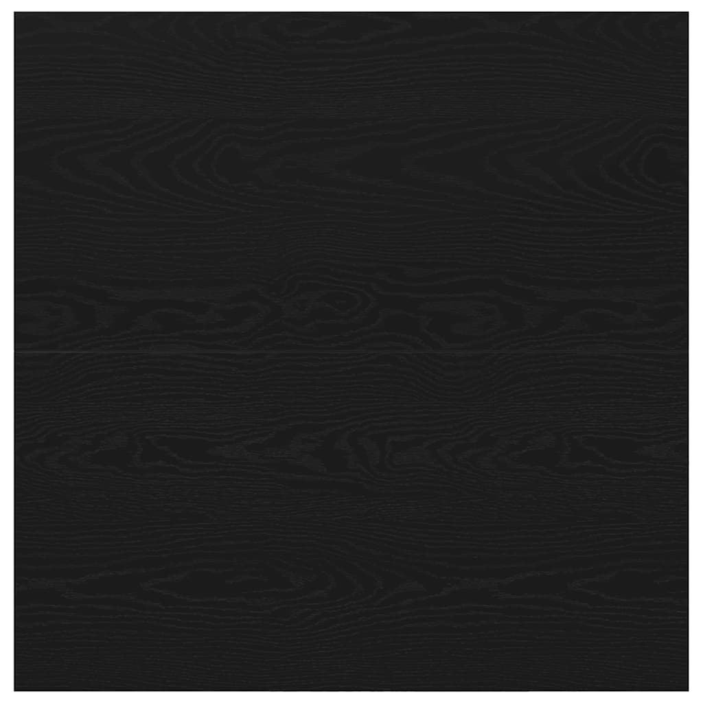 Coffee Table with Drawers Black Oak 100x100x40 cm