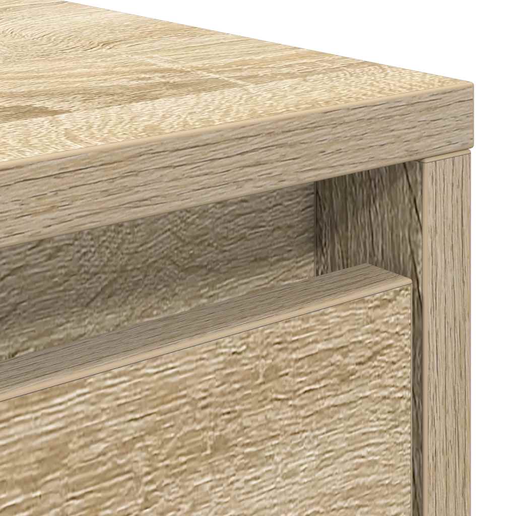 Coffee Table with Drawers Sonoma Oak 70.5x70x40 cm