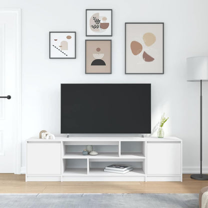 TV Cabinet | White | Engineered wood | Large | TV Cabinet | Rectangular