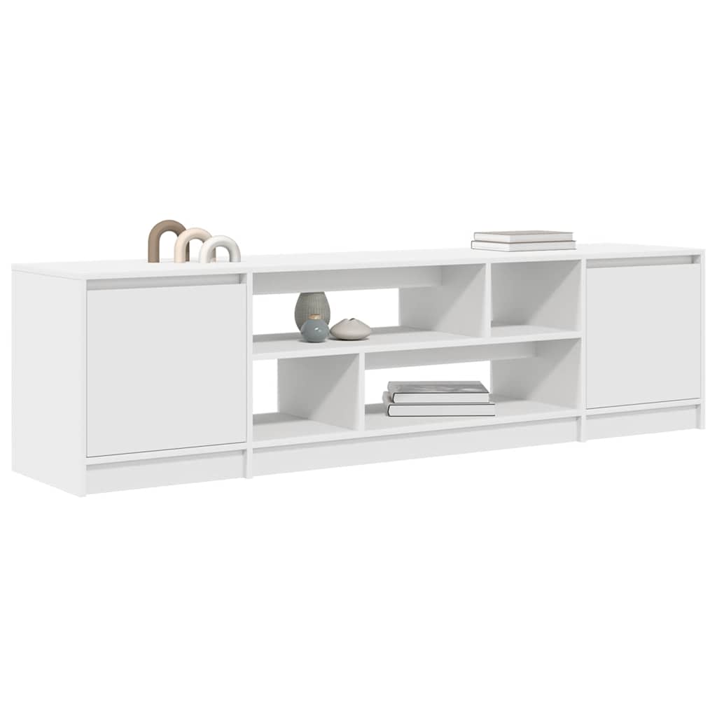 TV Cabinet | White | Engineered wood | Large | TV Cabinet | Rectangular