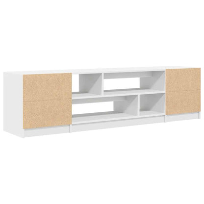 TV Cabinet | White | Engineered wood | Large | TV Cabinet | Rectangular