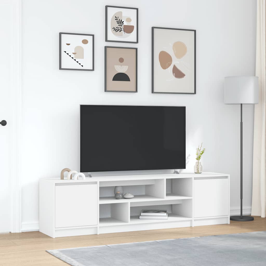 TV Cabinet | White | Engineered wood | Large | TV Cabinet | Rectangular