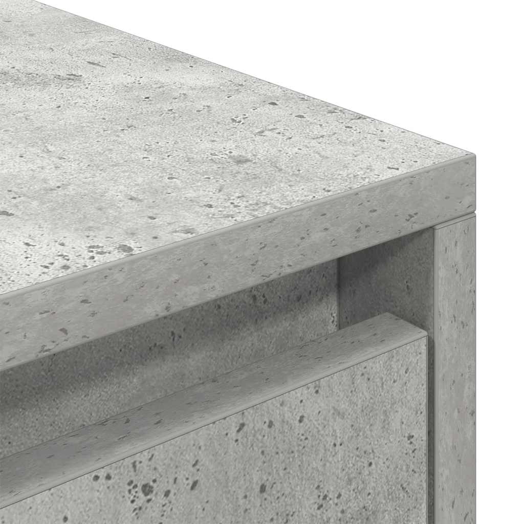 TV Cabinet Concrete Grey 188.5x41x50 cm Engineered Wood
