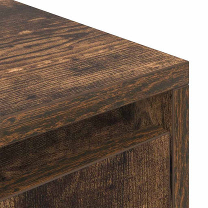 TV Cabinet Smoked Oak 188.5x41x50 cm Engineered Wood