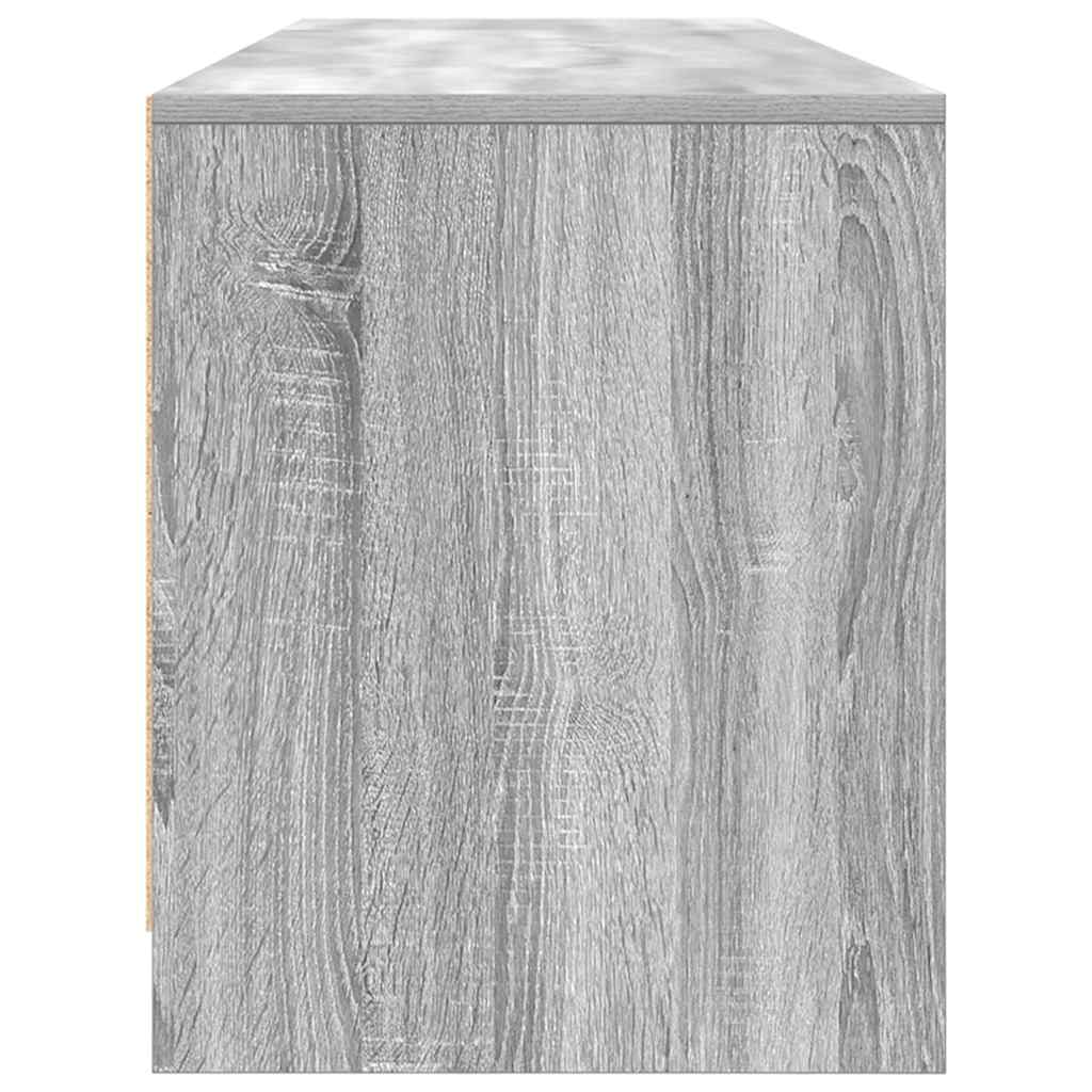 TV Cabinet Grey Sonoma 188.5x41x50 cm Engineered Wood