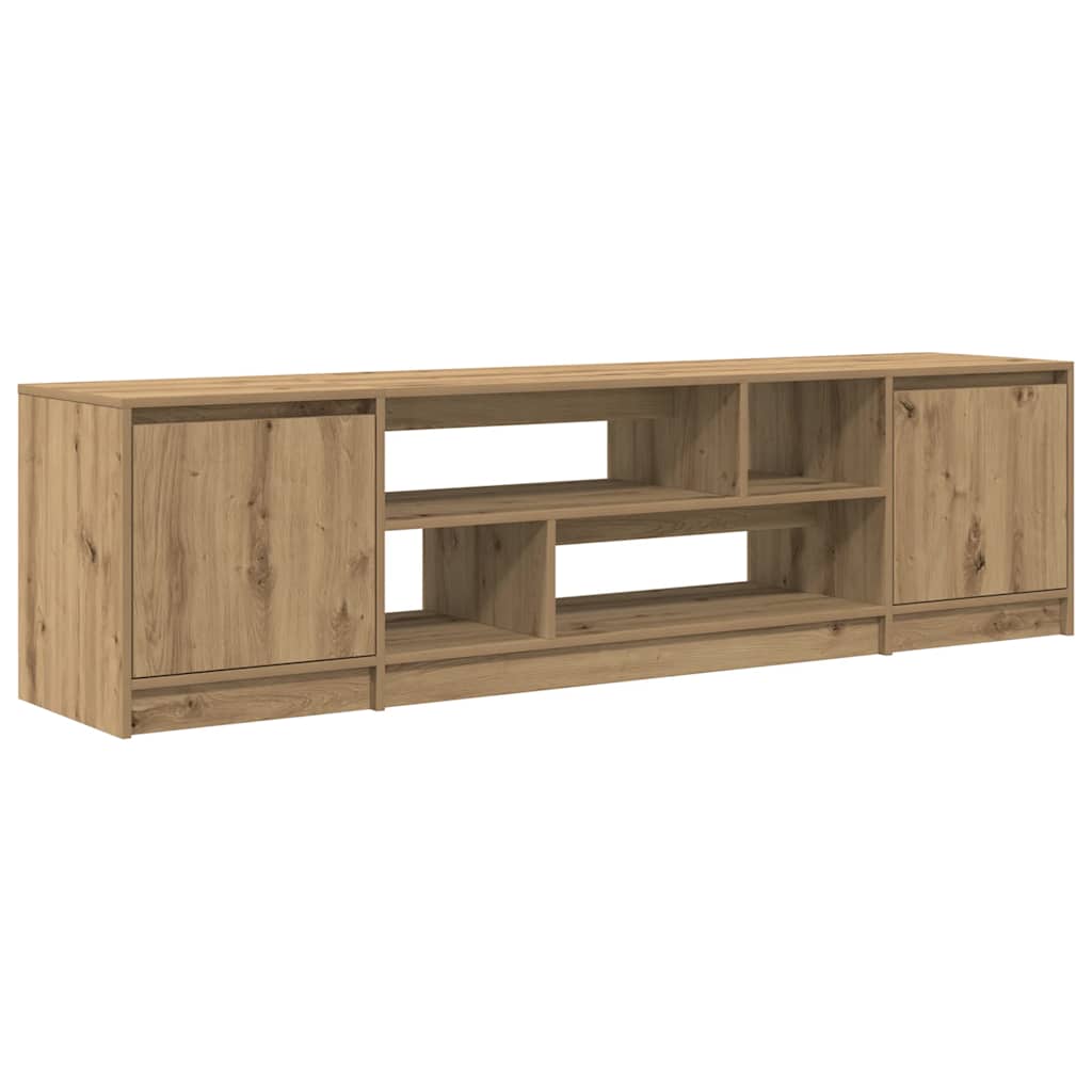 TV Cabinet Artisan Oak 188.5x41x50 cm Engineered Wood