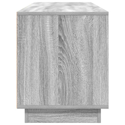 TV Cabinet with LED Lights Grey Sonoma 160.5x41x50 cm