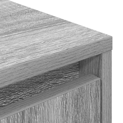 TV Cabinet with LED Lights Grey Sonoma 160.5x41x50 cm