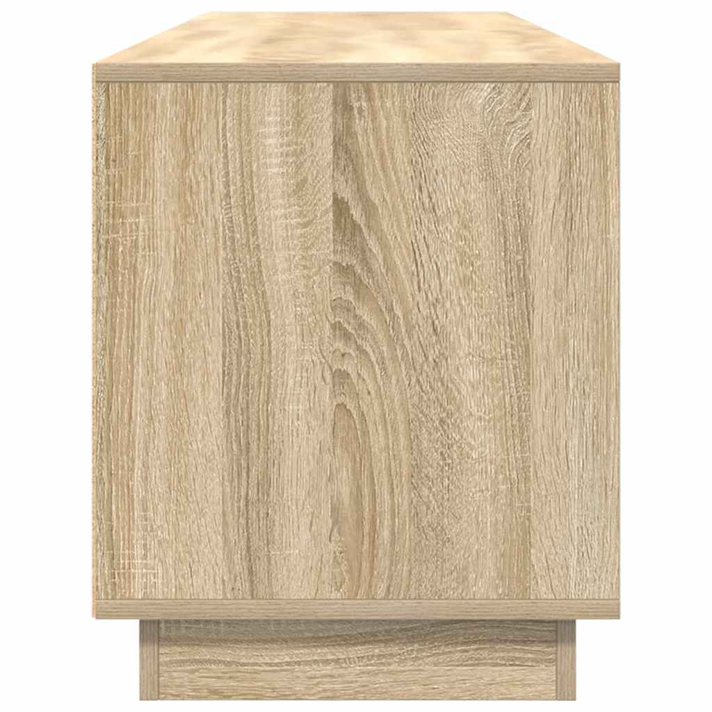 TV Cabinet with LED Lights Sonoma Oak 193,5x41x50 cm