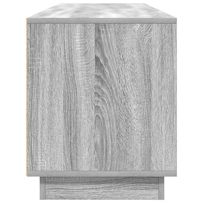 TV Cabinet with LED Lights Grey Sonoma 193.5x41x50 cm