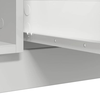 Sideboard with Drawers White 100.5x35x76 cm Engineered Wood