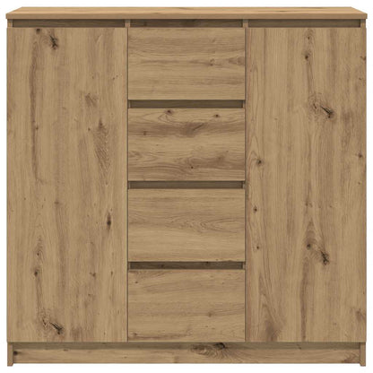Sideboard with Drawers Artisan Oak 100.5x35x98.5 cm Engineered Wood