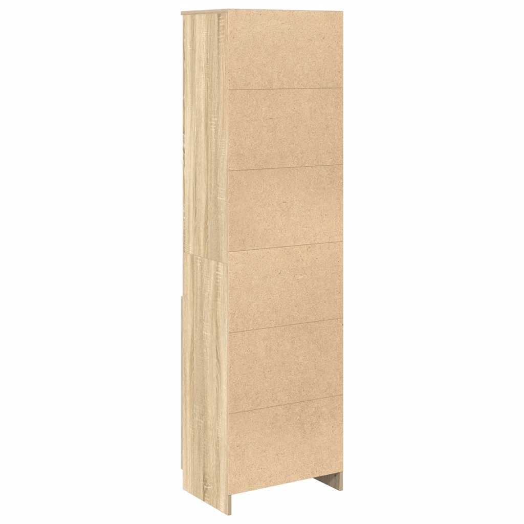 Highboard Sonoma Oak 50x35x180 cm Engineered Wood
