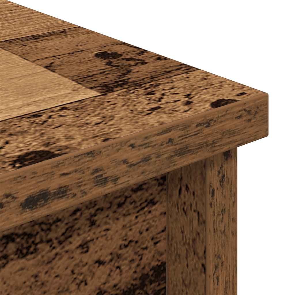 Highboard Old Wood 50x35x180 cm Engineered Wood