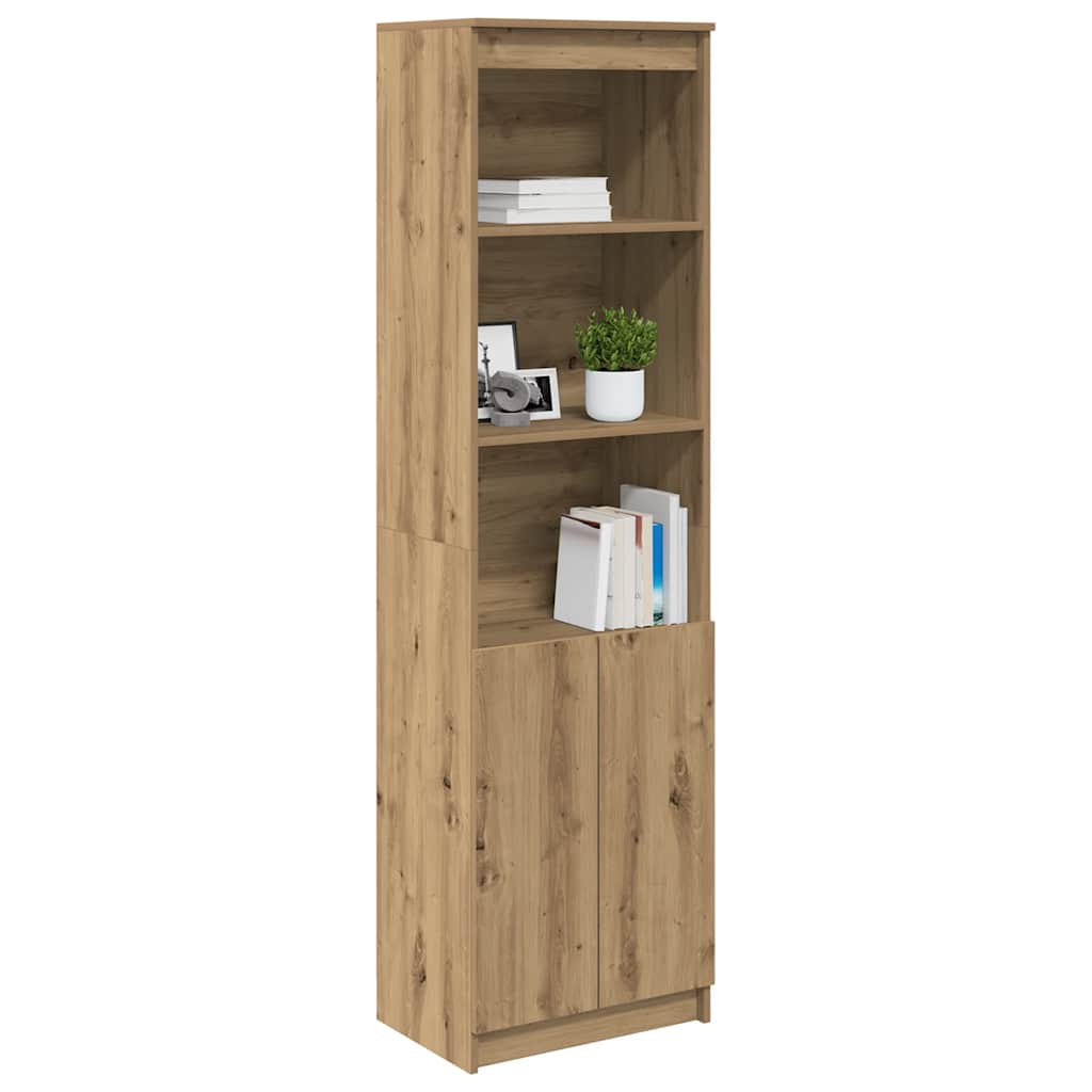 Highboard Artisan Oak 50x35x180 cm Engineered Wood