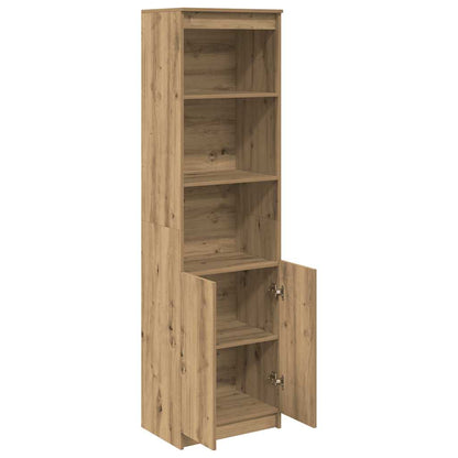 Highboard Artisan Oak 50x35x180 cm Engineered Wood