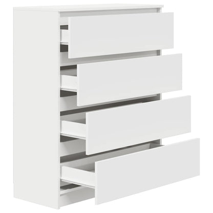 Sideboard White 80x35x99 cm Engineered Wood