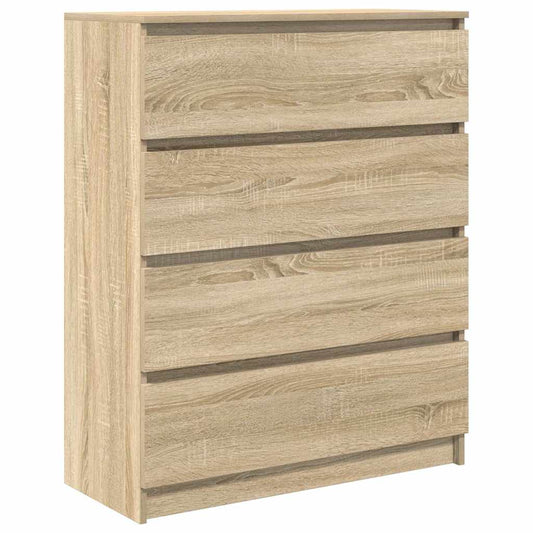 Sideboard Sonoma Oak 80x35x99 cm Engineered Wood