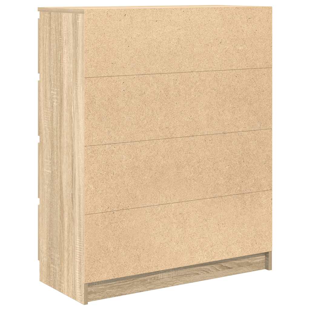 Sideboard Sonoma Oak 80x35x99 cm Engineered Wood