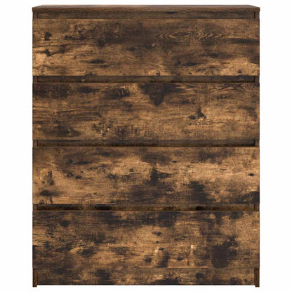 Sideboard Smoked Oak 80x35x99 cm Engineered Wood