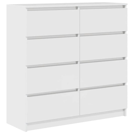 Sideboard White 100x35x99 cm Engineered Wood