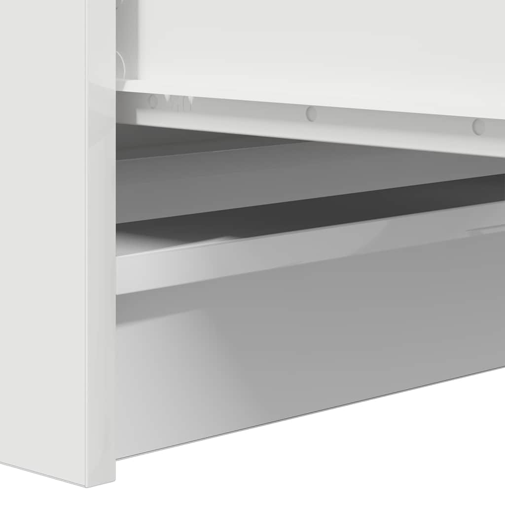 Sideboard White 100x35x99 cm Engineered Wood