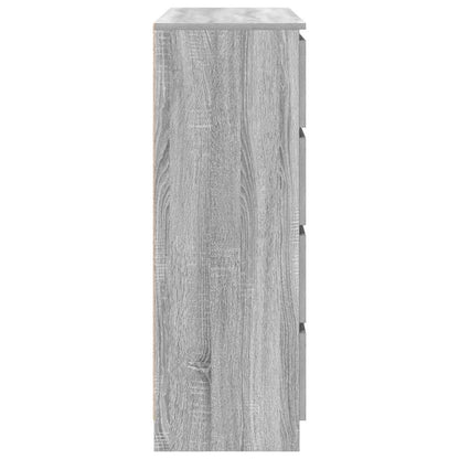 Sideboard Grey Sonoma 100x35x99 cm Engineered Wood