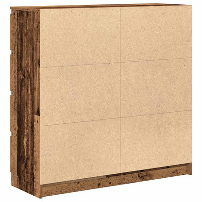 Sideboard Old Wood 100x35x99 cm Engineered Wood
