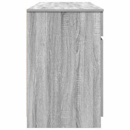 Desk with Drawer Grey sonoma 140 x 49 x 76 cm Engineered wood