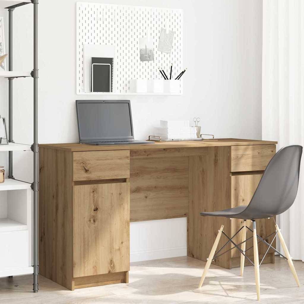 Desk Artisan oak Engineered wood 140 x 49 x 76 cm