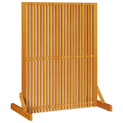 Privacy Screen Brown 79.5 x 50 x 110 cm Solid Acacia Wood
