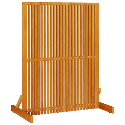 Privacy Screen Brown 79.5 x 50 x 110 cm Solid Acacia Wood