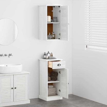 Bathroom Cabinet with Drawer VIGO 2 pcs White and Antique White