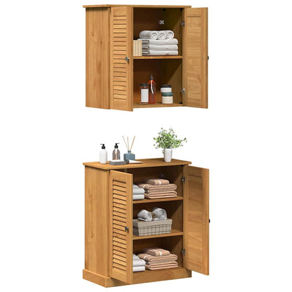 Bathroom Furniture Set VIGO 2 pcs Brown and Honey Brown