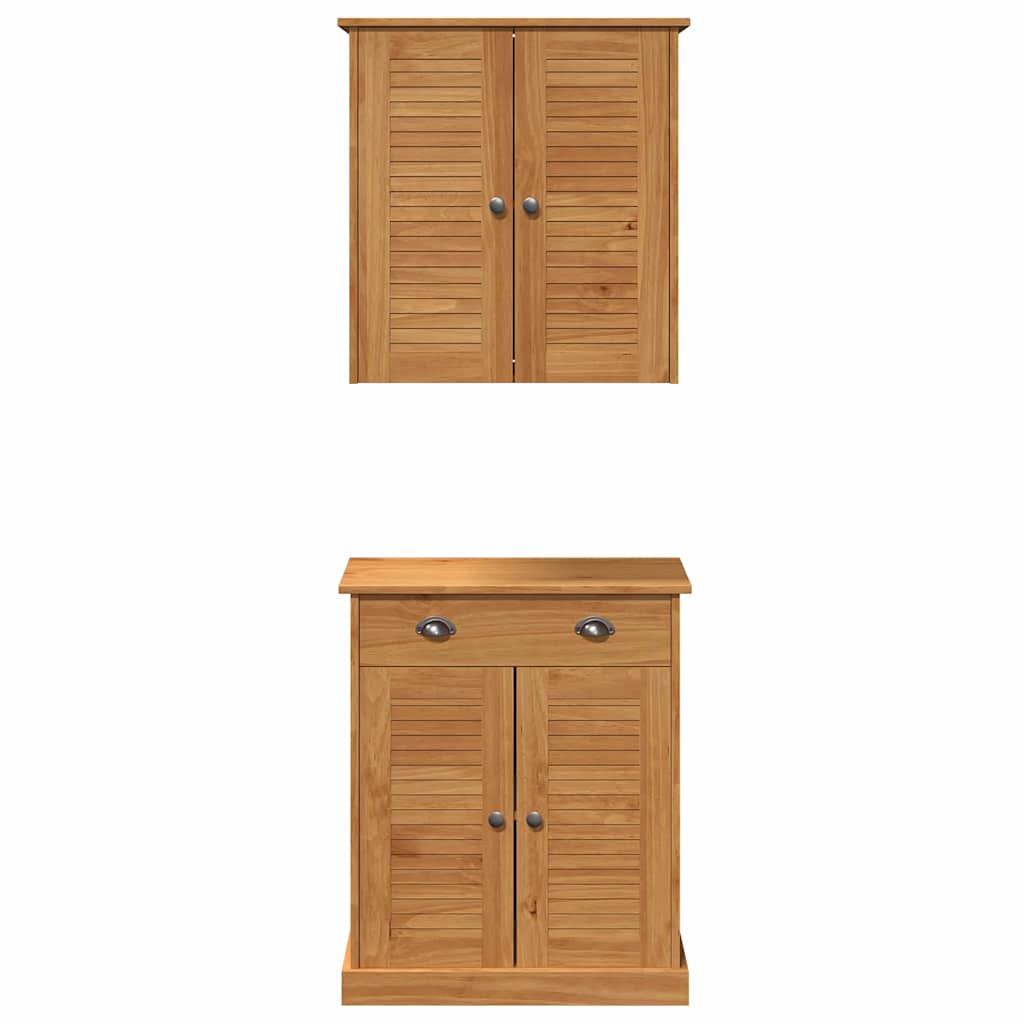 Bathroom Furniture Set VIGO 2 pcs Brown and Honey Brown