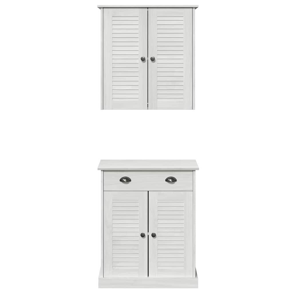 Bathroom Furniture Set VIGO 2 pcs White and Antique White
