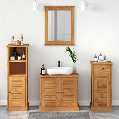 Bathroom Furniture Set VIGO 4 pcs Honey Brown Solid Pine Wood