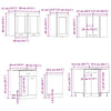 11 Piece Kitchen Cabinet Set Lyon Old Wood Engineered Wood