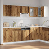 11 Piece Kitchen Cabinet Set Lyon Old Wood Engineered Wood