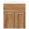 2 Piece Bathroom Furniture Set Artisan Oak Engineered Wood