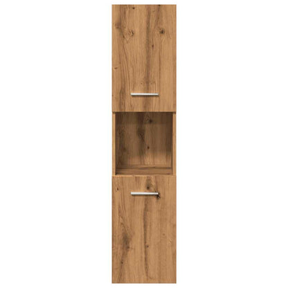 4 Piece Bathroom Furniture Set Artisan Oak Engineered Wood