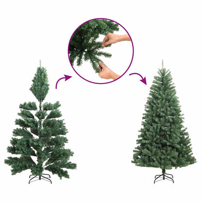 Artificial Christmas Tree Green PVC, Steel Extra large