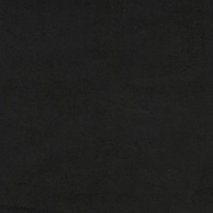 Floor Sofa Bed with Cushion Black 74 x 77 x 81 cm Velvet