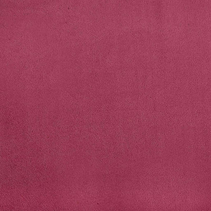 Floor Sofa Bed with Cushion Wine red 74 x 77 x 81 cm Velvet