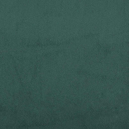 Floor Sofa Bed with Cushion Dark green 74 x 77 x 81 cm Velvet