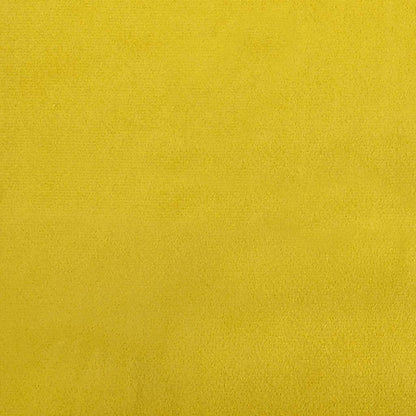 Floor Sofa Bed with Cushion Dark yellow 74 x 77 x 81 cm Velvet