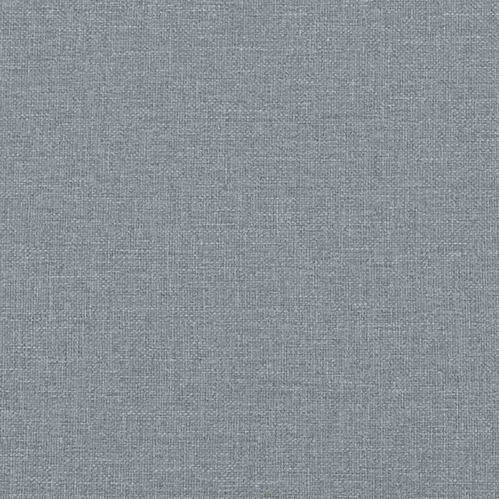 Floor Sofa Bed with Cushion Light grey 74 x 77 x 81 cm Fabric
