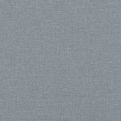 Floor Sofa Bed with Cushion Light grey 74 x 77 x 81 cm Fabric
