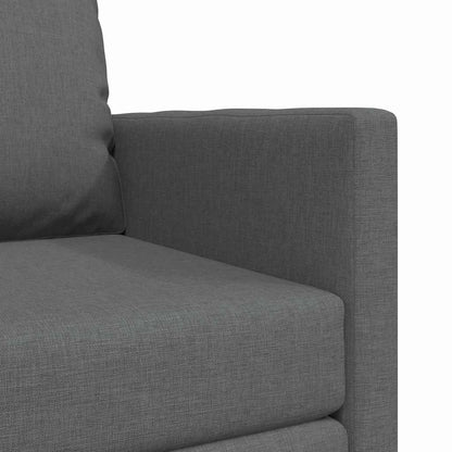 Floor Sofa Bed with Cushion Dark grey 74 x 77 x 81 cm Fabric